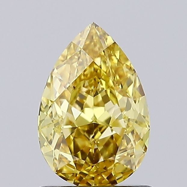 Loose Diamond - PEAR 1.3ct Fancy Vivid Yellow VS1: Loose Diamond - PEAR 1.3ct Fancy Vivid Yellow VS1 Source: This is a real non-mined Diamond that has been grown in a lab Shape: PEAR Carats: 1.3 Color: Fancy Vivid Yellow Certification: IGI Video:
