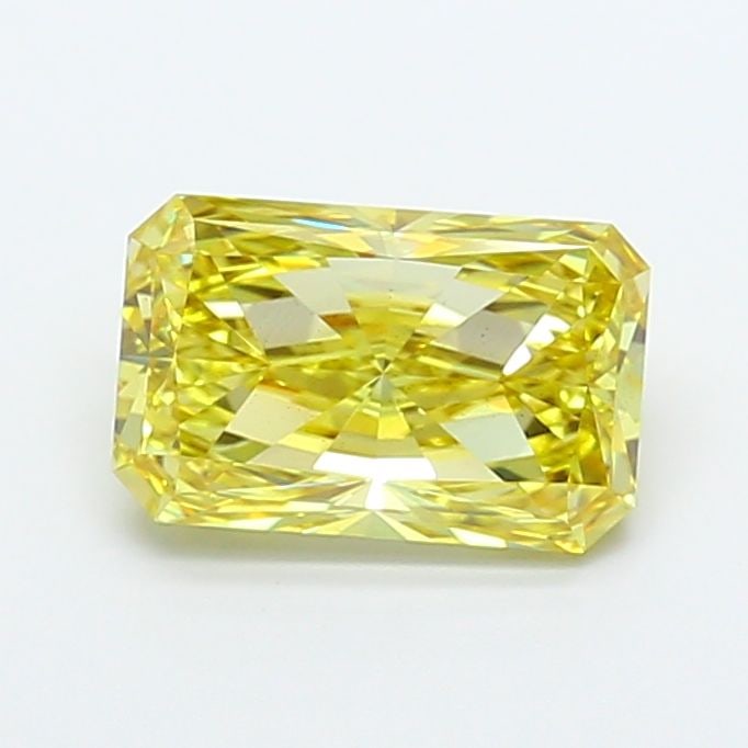 Loose Diamond - RADIANT 4.03ct Fancy Intense Yellow VS2: Loose Diamond - RADIANT 4.03ct Fancy Intense Yellow VS2 Source: This is a real non-mined Diamond that has been grown in a lab Shape: RADIANT Carats: 4.03 Color: Fancy Intense Yellow Certification: IGI