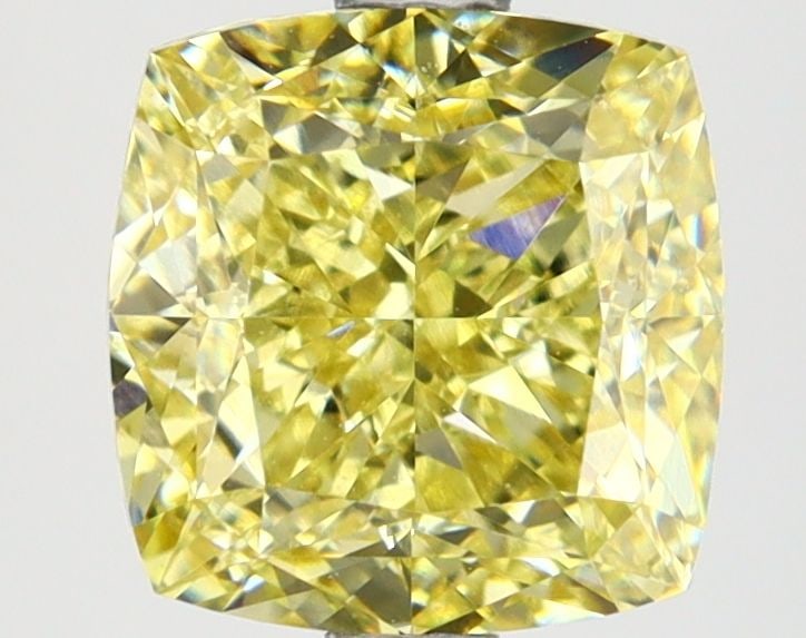 Loose Diamond - CUSHION MODIFIED 3.02ct Fancy Intense Yellow VVS1: Loose Diamond - CUSHION MODIFIED 3.02ct Fancy Intense Yellow VVS1 Source: This is a real non-mined Diamond that has been grown in a lab Shape: CUSHION MODIFIED Carats: 3.02 Color: Fancy Intense Yellow
