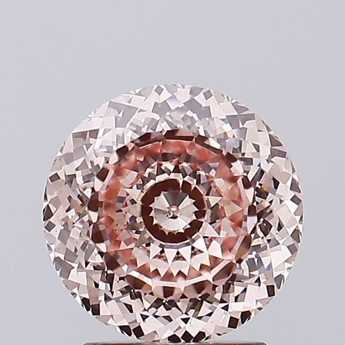 Loose Diamond - ROUND 2.11ct Fancy Light Pink VS1: Loose Diamond - ROUND 2.11ct Fancy Light Pink VS1 Source: This is a real non-mined Diamond that has been grown in a lab Shape: ROUND Carats: 2.11 Color: Fancy Light Pink Certification: IGI Video: