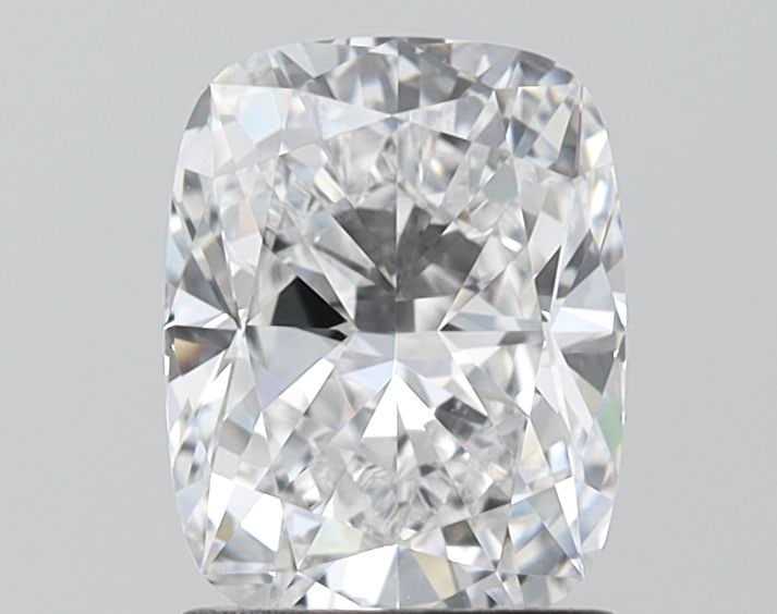 Loose Diamond - CUSHION BRILLIANT 1.57ct D VVS2: Loose Diamond - CUSHION BRILLIANT 1.57ct D VVS2 Source: This is a real non-mined Diamond that has been grown in a lab Shape: CUSHION BRILLIANT Carats: 1.57 Color: D Clarity: VVS2 Certification: IGI Vi