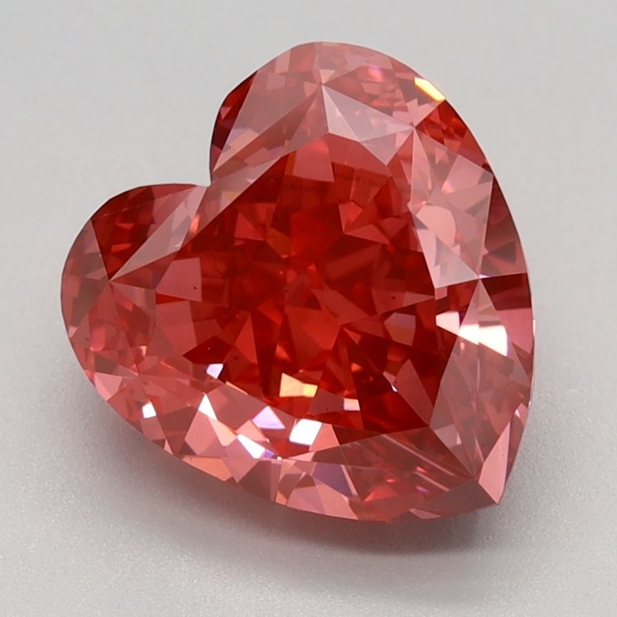 Loose Diamond - HEART 3.19ct Fancy Vivid Pink VS2: Loose Diamond - HEART 3.19ct Fancy Vivid Pink VS2 Source: This is a real non-mined Diamond that has been grown in a lab Shape: HEART Carats: 3.19 Color: Fancy Vivid Pink Certification: IGI Video: