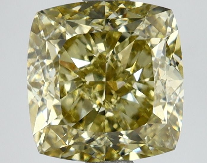 Loose Diamond - CUSHION MODIFIED 2.54ct Fancy Intense Yellow VVS2: Loose Diamond - CUSHION MODIFIED 2.54ct Fancy Intense Yellow VVS2 Source: This is a real non-mined Diamond that has been grown in a lab Shape: CUSHION MODIFIED Carats: 2.54 Color: Fancy Intense Yellow