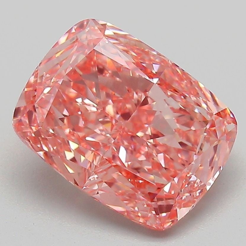 Loose Diamond - CUSHION MODIFIED 3.15ct Fancy Vivid Pink VVS2: Loose Diamond - CUSHION MODIFIED 3.15ct Fancy Vivid Pink VVS2 Source: This is a real non-mined Diamond that has been grown in a lab Shape: CUSHION MODIFIED Carats: 3.15 Color: Fancy Vivid Pink Certifi