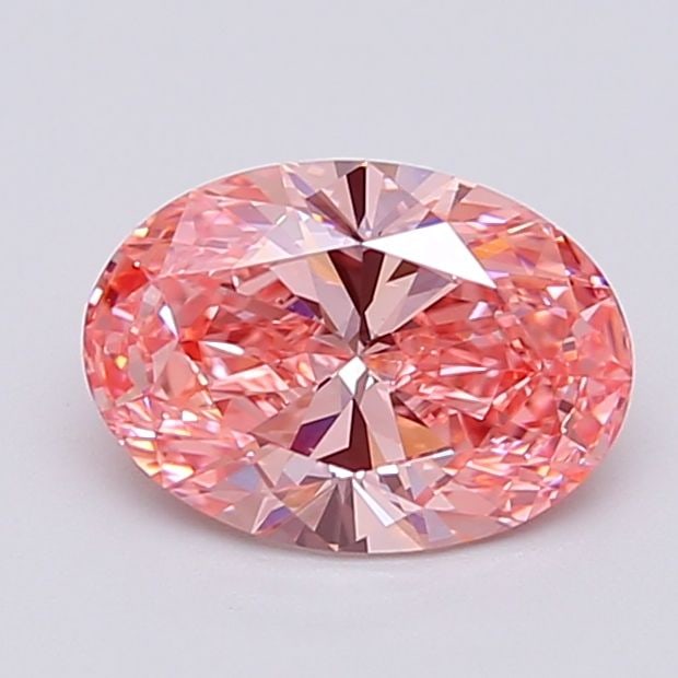 Loose Diamond - OVAL 1.6ct Fancy Vivid Pink VS1: Loose Diamond - OVAL 1.6ct Fancy Vivid Pink VS1 Source: This is a real non-mined Diamond that has been grown in a lab Shape: OVAL Carats: 1.6 Color: Fancy Vivid Pink Certification: IGI Video: