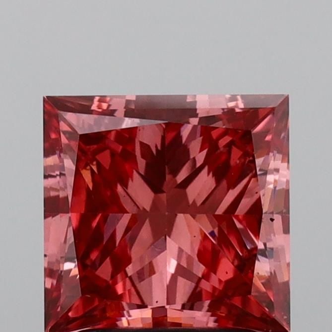 Loose Diamond - PRINCESS 2.18ct Fancy Vivid Pink VS2 (1 of 1)