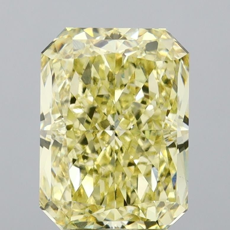 Loose Diamond - RADIANT 4.1ct Fancy Yellow VS1: Loose Diamond - RADIANT 4.1ct Fancy Yellow VS1 Source: This is a real non-mined Diamond that has been grown in a lab Shape: RADIANT Carats: 4.1 Color: Fancy Yellow Certification: IGI Video: