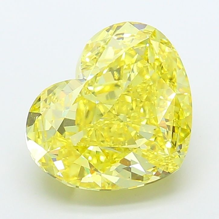 Loose Diamond - HEART 8.1ct Fancy Vivid Yellow VS1: Loose Diamond - HEART 8.1ct Fancy Vivid Yellow VS1 Source: This is a real non-mined Diamond that has been grown in a lab Shape: HEART Carats: 8.1 Color: Fancy Vivid Yellow Certification: IGI Video: