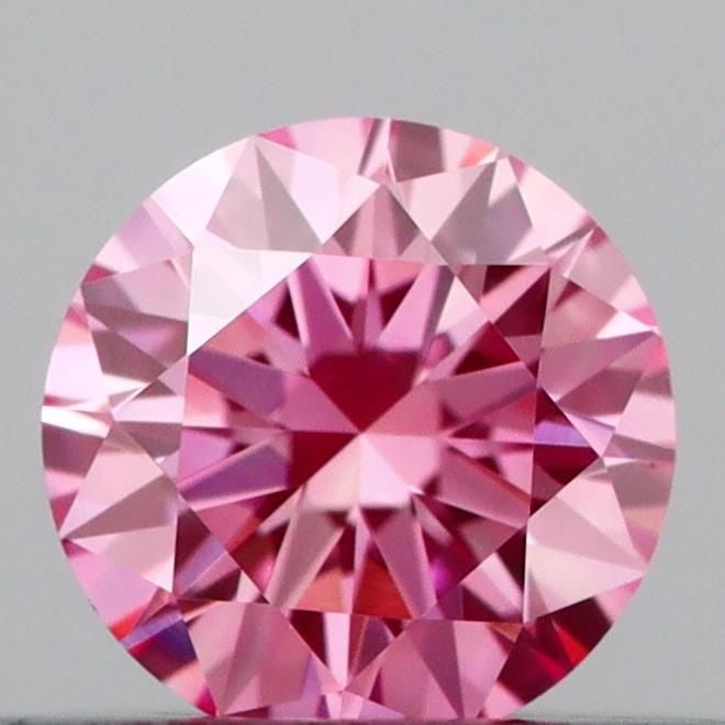 Loose Diamond - ROUND 0.22ct Fancy Vivid Pink VVS2 (1 of 1)