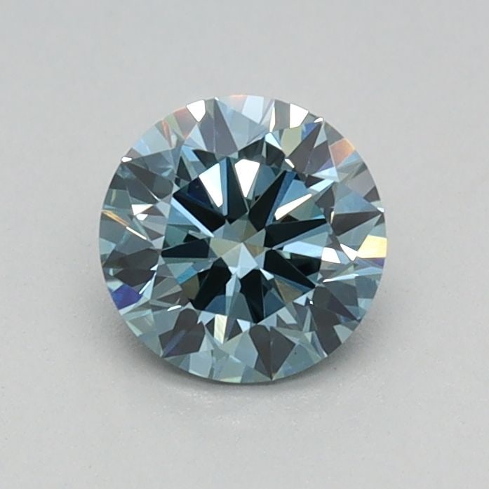 Loose Diamond - ROUND 0.45ct Fancy Vivid Greenish Blue VVS2 (1 of 1)
