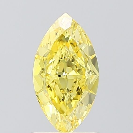 Loose Diamond - MARQUISE 1.04ct Fancy Vivid Yellow VVS2: Loose Diamond - MARQUISE 1.04ct Fancy Vivid Yellow VVS2 Source: This is a real non-mined Diamond that has been grown in a lab Shape: MARQUISE Carats: 1.04 Color: Fancy Vivid Yellow Certification: IGI