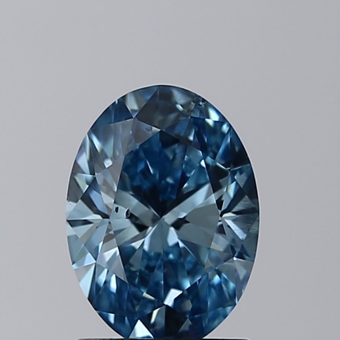 Loose Diamond - OVAL 1.21ct Fancy Vivid Blue SI1: Loose Diamond - OVAL 1.21ct Fancy Vivid Blue SI1 Source: This is a real non-mined Diamond that has been grown in a lab Shape: OVAL Carats: 1.21 Color: Fancy Vivid Blue Certification: IGI Video:
