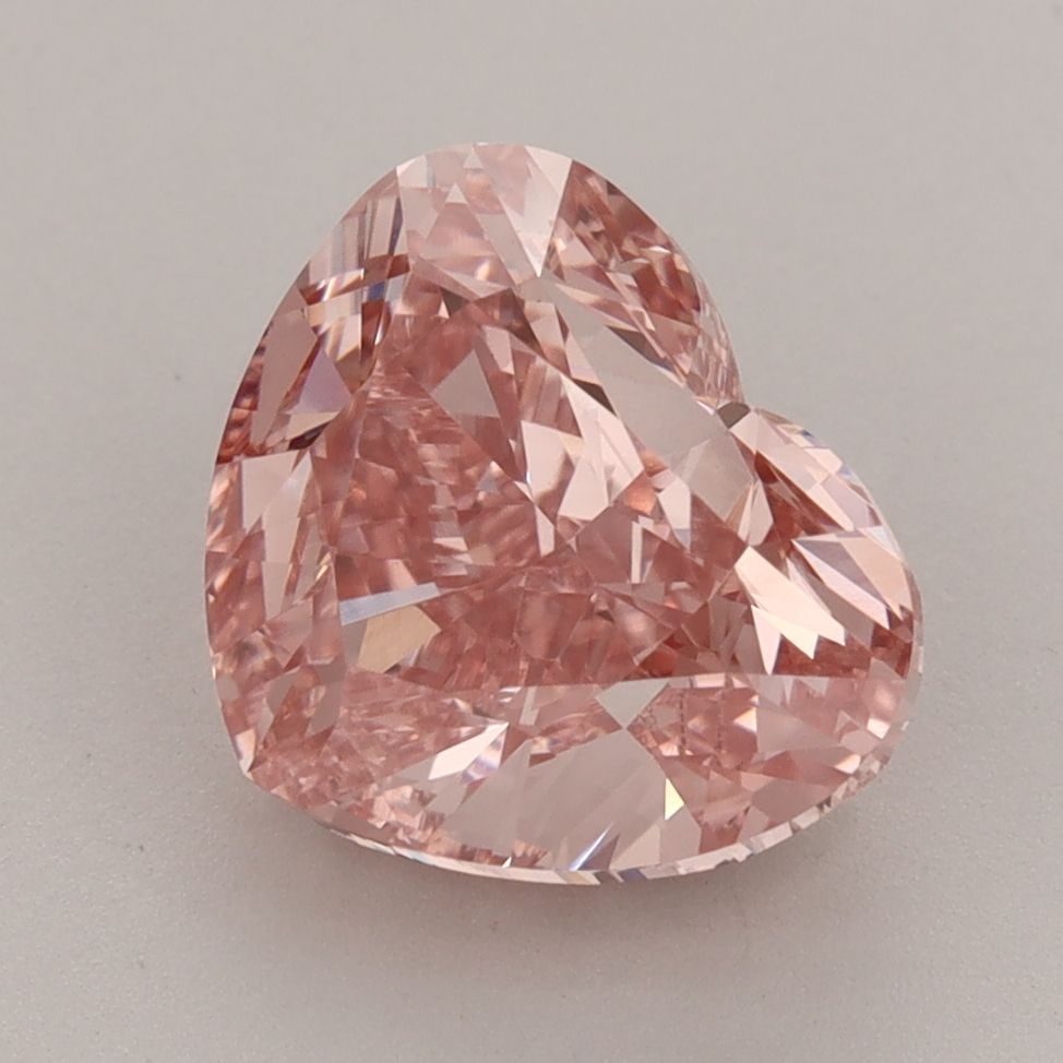Loose Diamond - HEART 3.98ct Fancy Vivid Pink VS1: Loose Diamond - HEART 3.98ct Fancy Vivid Pink VS1 Source: This is a real non-mined Diamond that has been grown in a lab Shape: HEART Carats: 3.98 Color: Fancy Vivid Pink Certification: IGI Video: