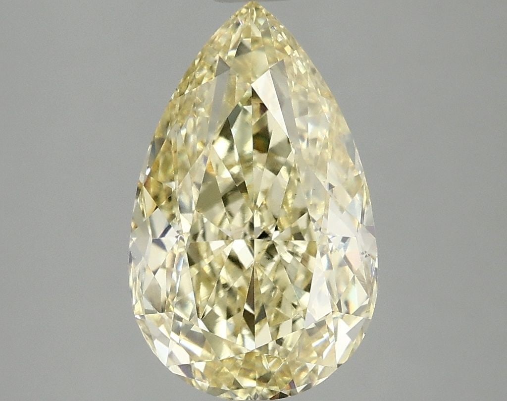 Loose Diamond - PEAR 3.01ct Fancy Intense Yellow VS1: Loose Diamond - PEAR 3.01ct Fancy Intense Yellow VS1 Source: This is a real non-mined Diamond that has been grown in a lab Shape: PEAR Carats: 3.01 Color: Fancy Intense Yellow Certification: IGI Video