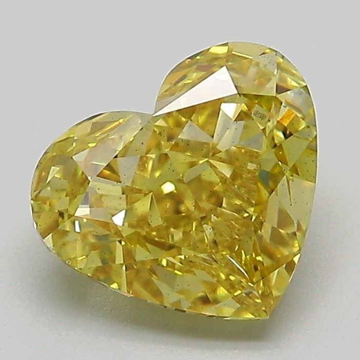 Loose Diamond - HEART 2.08ct Fancy Intense Yellow VS2: Loose Diamond - HEART 2.08ct Fancy Intense Yellow VS2 Source: This is a real non-mined Diamond that has been grown in a lab Shape: HEART Carats: 2.08 Color: Fancy Intense Yellow Certification: IGI Vid