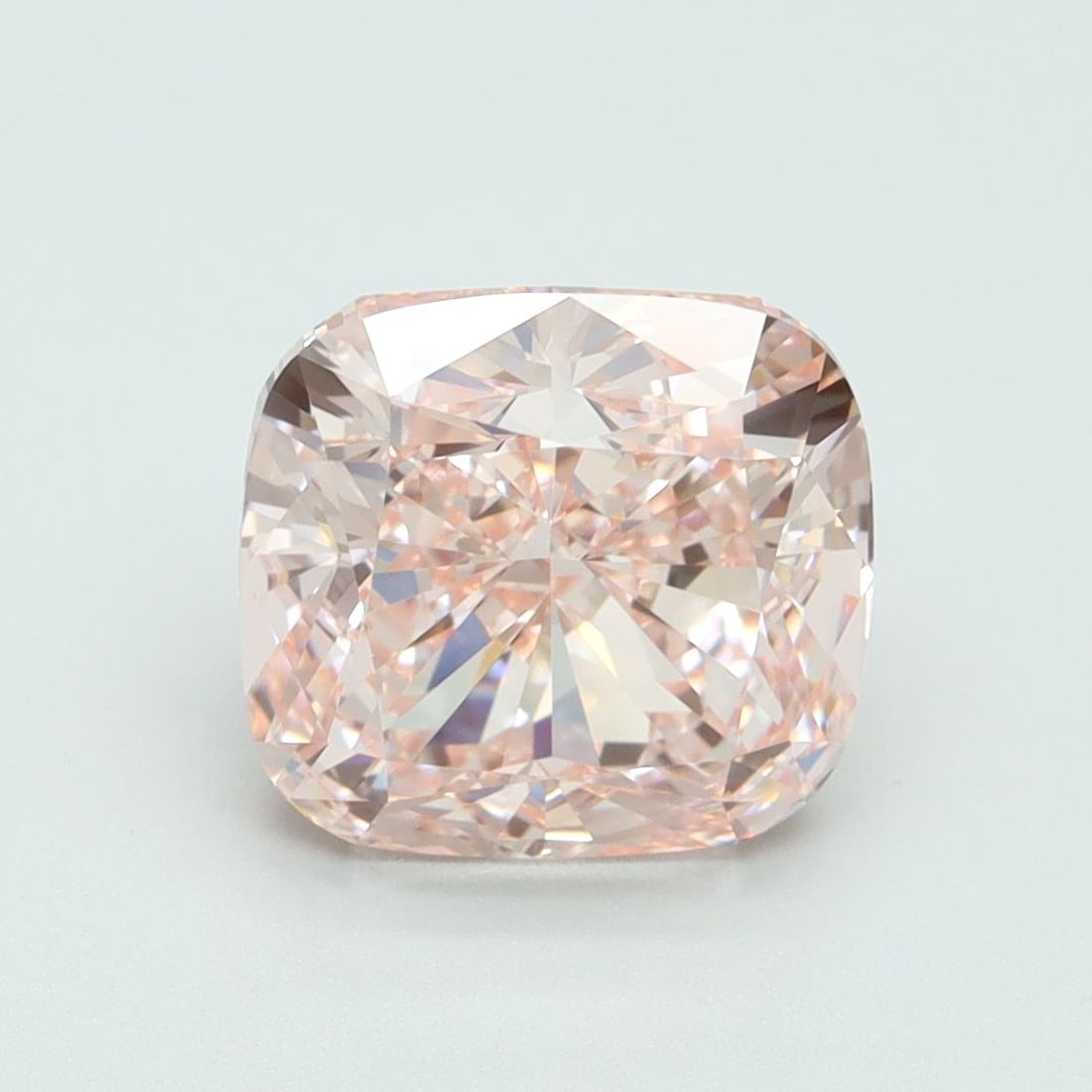 Loose Diamond - CUSHION BRILLIANT 3.51ct Fancy Intense Pink VVS2: Loose Diamond - CUSHION BRILLIANT 3.51ct Fancy Intense Pink VVS2 Source: This is a real non-mined Diamond that has been grown in a lab Shape: CUSHION BRILLIANT Carats: 3.51 Color: Fancy Intense Pink C