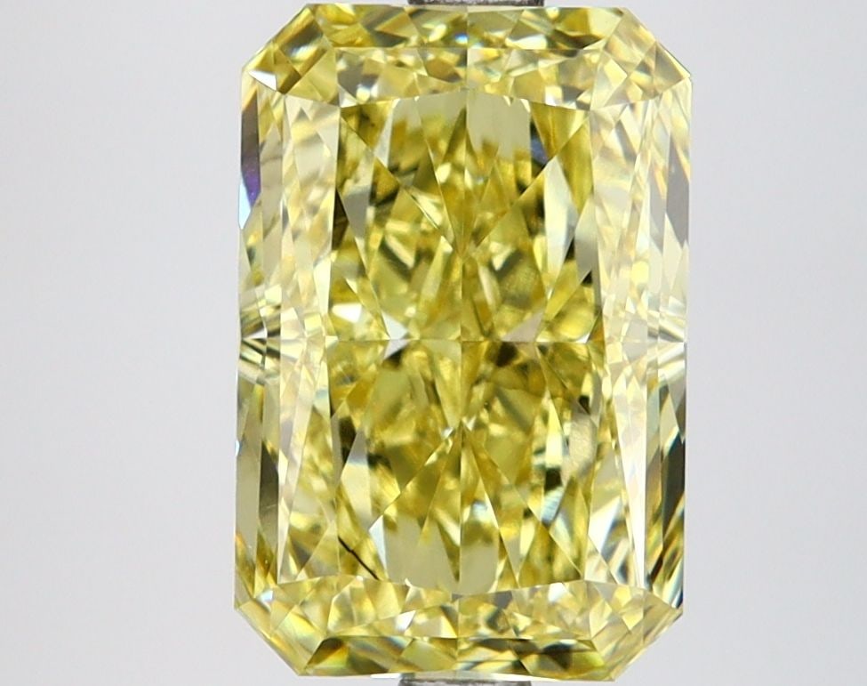 Loose Diamond - RADIANT 3.18ct Fancy Intense Yellow VS2: Loose Diamond - RADIANT 3.18ct Fancy Intense Yellow VS2 Source: This is a real non-mined Diamond that has been grown in a lab Shape: RADIANT Carats: 3.18 Color: Fancy Intense Yellow Certification: IGI