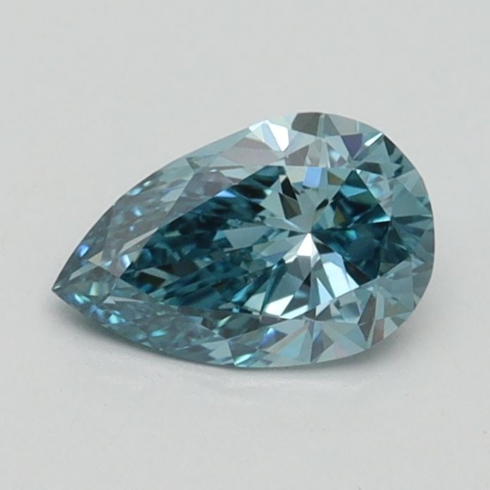 Loose Diamond - PEAR 0.62ct Fancy Vivid Blue VVS2: Loose Diamond - PEAR 0.62ct Fancy Vivid Blue VVS2 Source: This is a real non-mined Diamond that has been grown in a lab Shape: PEAR Carats: 0.62 Color: Fancy Vivid Blue Certification: IGI Video: