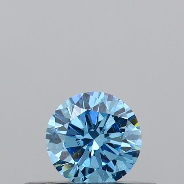 Loose Diamond - ROUND 0.21ct Fancy Vivid Blue SI2 (1 of 1)