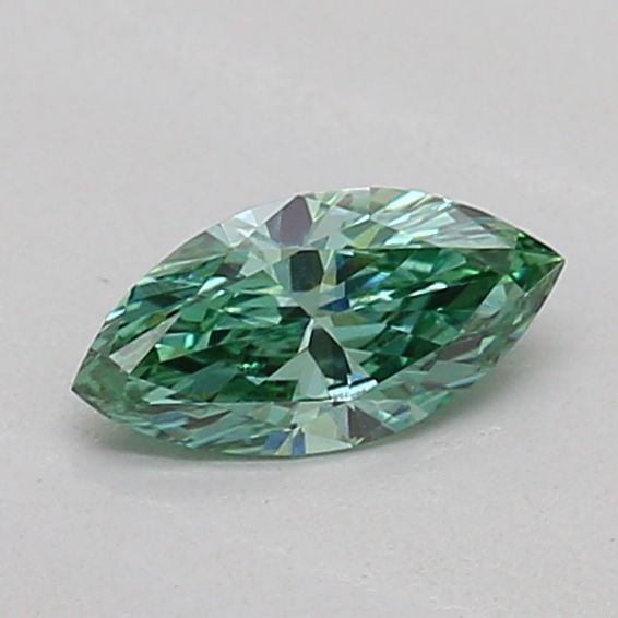 Loose Diamond - MARQUISE 0.2ct Fancy Vivid Green VS2: Loose Diamond - MARQUISE 0.2ct Fancy Vivid Green VS2 Source: This is a real non-mined Diamond that has been grown in a lab Shape: MARQUISE Carats: 0.2 Color: Fancy Vivid Green Certification: IGI 