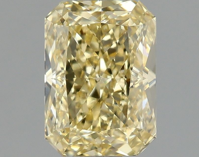 Loose Diamond - RADIANT 1.44ct Fancy Intense Yellow VS1: Loose Diamond - RADIANT 1.44ct Fancy Intense Yellow VS1 Source: This is a real non-mined Diamond that has been grown in a lab Shape: RADIANT Carats: 1.44 Color: Fancy Intense Yellow Certification: