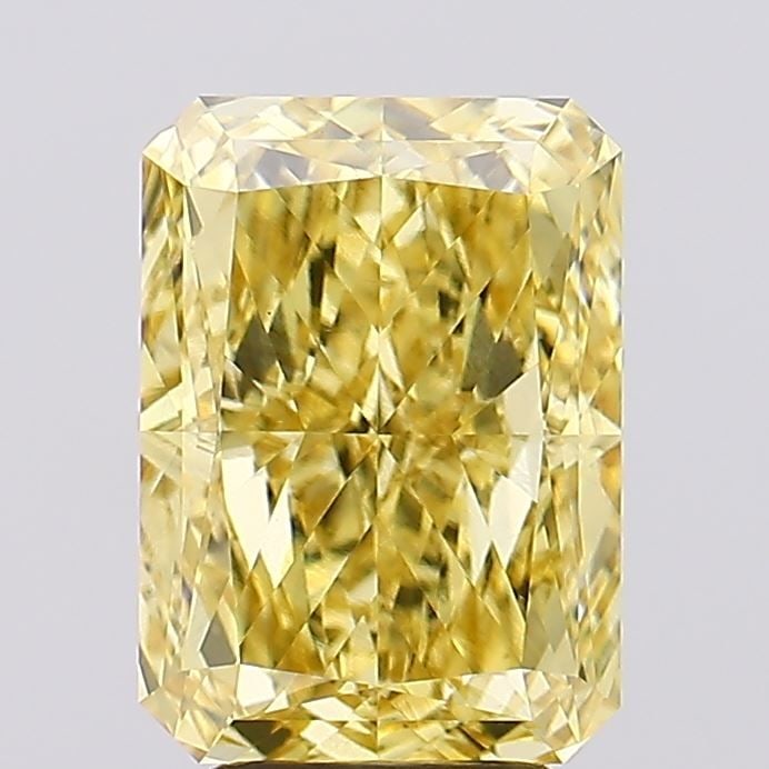 Loose Diamond - RADIANT 4.69ct Fancy Vivid Yellow VS1: Loose Diamond - RADIANT 4.69ct Fancy Vivid Yellow VS1 Source: This is a real non-mined Diamond that has been grown in a lab Shape: RADIANT Carats: 4.69 Color: Fancy Vivid Yellow Certification: IGI Vid
