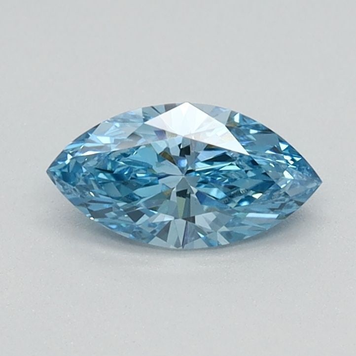 Loose Diamond - MARQUISE 0.33ct Fancy Vivid Blue VVS2: Loose Diamond - MARQUISE 0.33ct Fancy Vivid Blue VVS2 Source: This is a real non-mined Diamond that has been grown in a lab Shape: MARQUISE Carats: 0.33 Color: Fancy Vivid Blue Certification: IGI Vide
