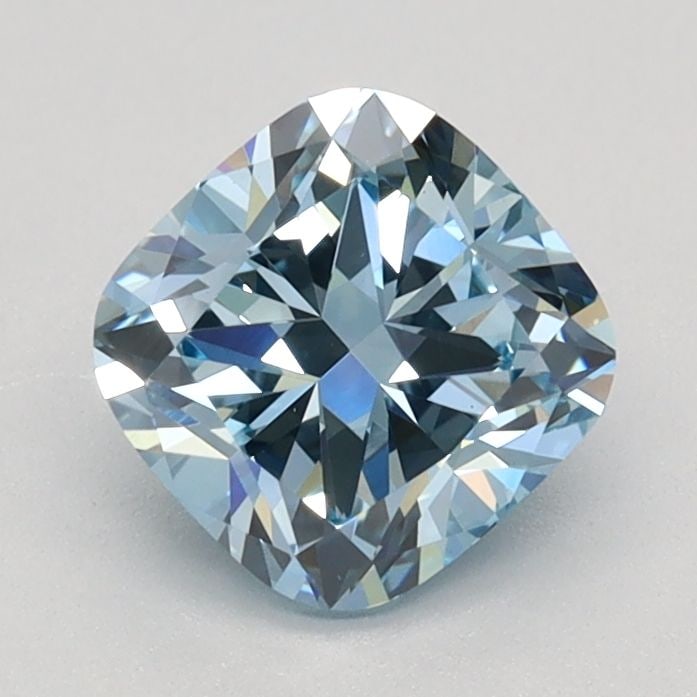 Loose Diamond - CUSHION BRILLIANT 1.04ct Fancy Intense Blue VS1: Loose Diamond - CUSHION BRILLIANT 1.04ct Fancy Intense Blue VS1 Source: This is a real non-mined Diamond that has been grown in a lab Shape: CUSHION BRILLIANT Carats: 1.04 Color: Fancy Intense Blue Ce