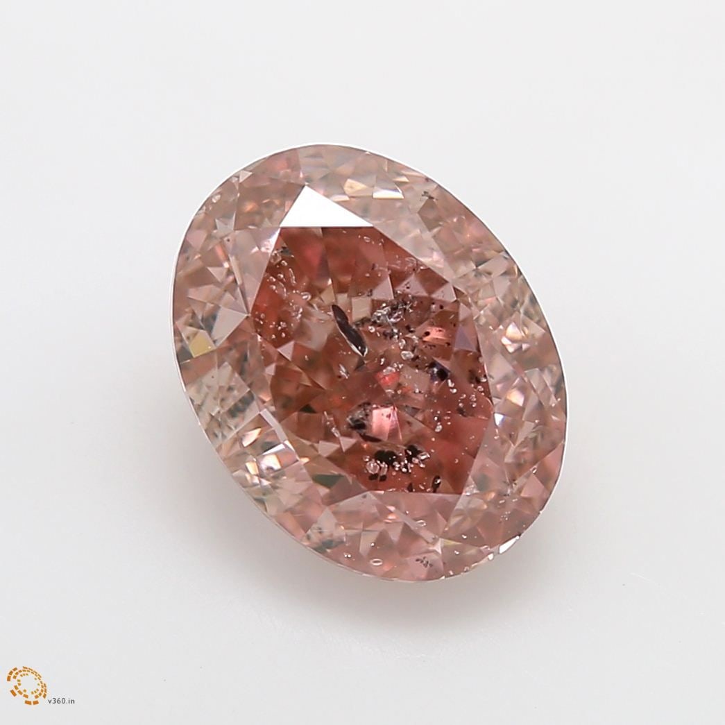 Loose Diamond - OVAL 2.0ct Fancy Intense Orangey Pink I1: Loose Diamond - OVAL 2.0ct Fancy Intense Orangey Pink I1 Source: Natural Shape: OVAL Carats: 2.0 Color: Fancy Intense Orangey Pink Certification: GIA Video: