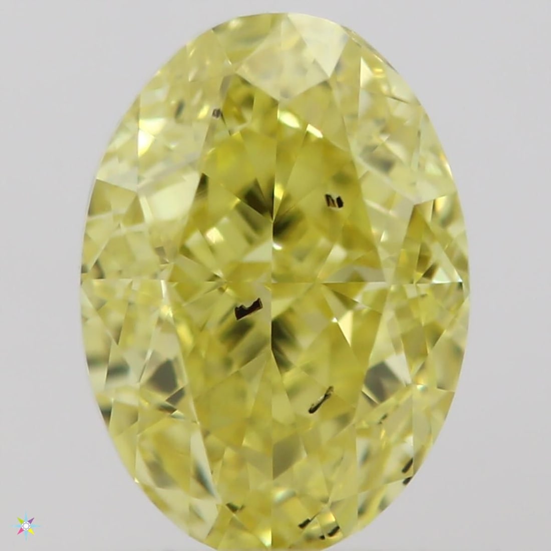 Loose Diamond - OVAL 0.76ct Fancy Intense Yellow SI2: Loose Diamond - OVAL 0.76ct Fancy Intense Yellow SI2 Source: Natural Shape: OVAL Carats: 0.76 Color: Fancy Intense Yellow Certification: GIA Video:
