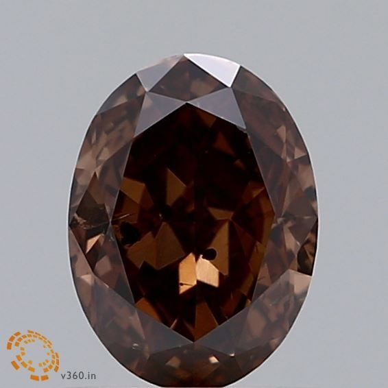 Loose Diamond - OVAL 1.08ct Fancy Dark Brown I1: Loose Diamond - OVAL 1.08ct Fancy Dark Brown I1 Source: Natural Shape: OVAL Carats: 1.08 Color: Fancy Dark Brown Certification: GIA Video: