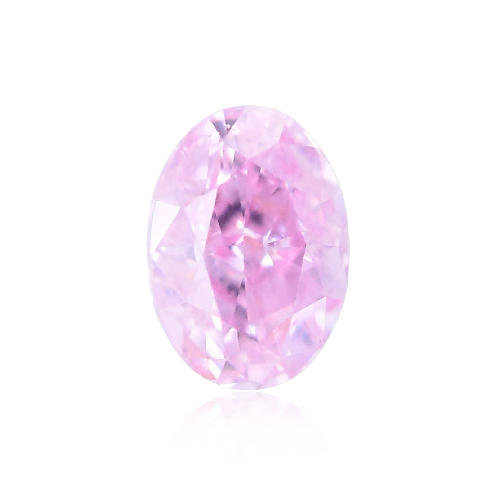 Loose Diamond - OVAL 0.1ct Fancy Intense Purplish Pink (1 of 1)