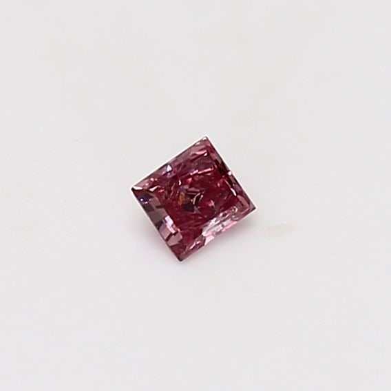 Loose Diamond - PRINCESS 0.09ct Fancy Vivid Pink I1 (1 of 1)