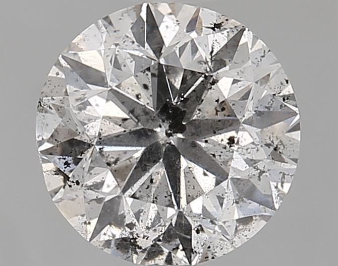 Loose Diamond - ROUND 1.0ct Fancy Light Gray I3: Loose Diamond - ROUND 1.0ct Fancy Light Gray I3 Source: Natural Shape: ROUND Carats: 1.0 Color: Fancy Light Gray Certification: GIA Video:
