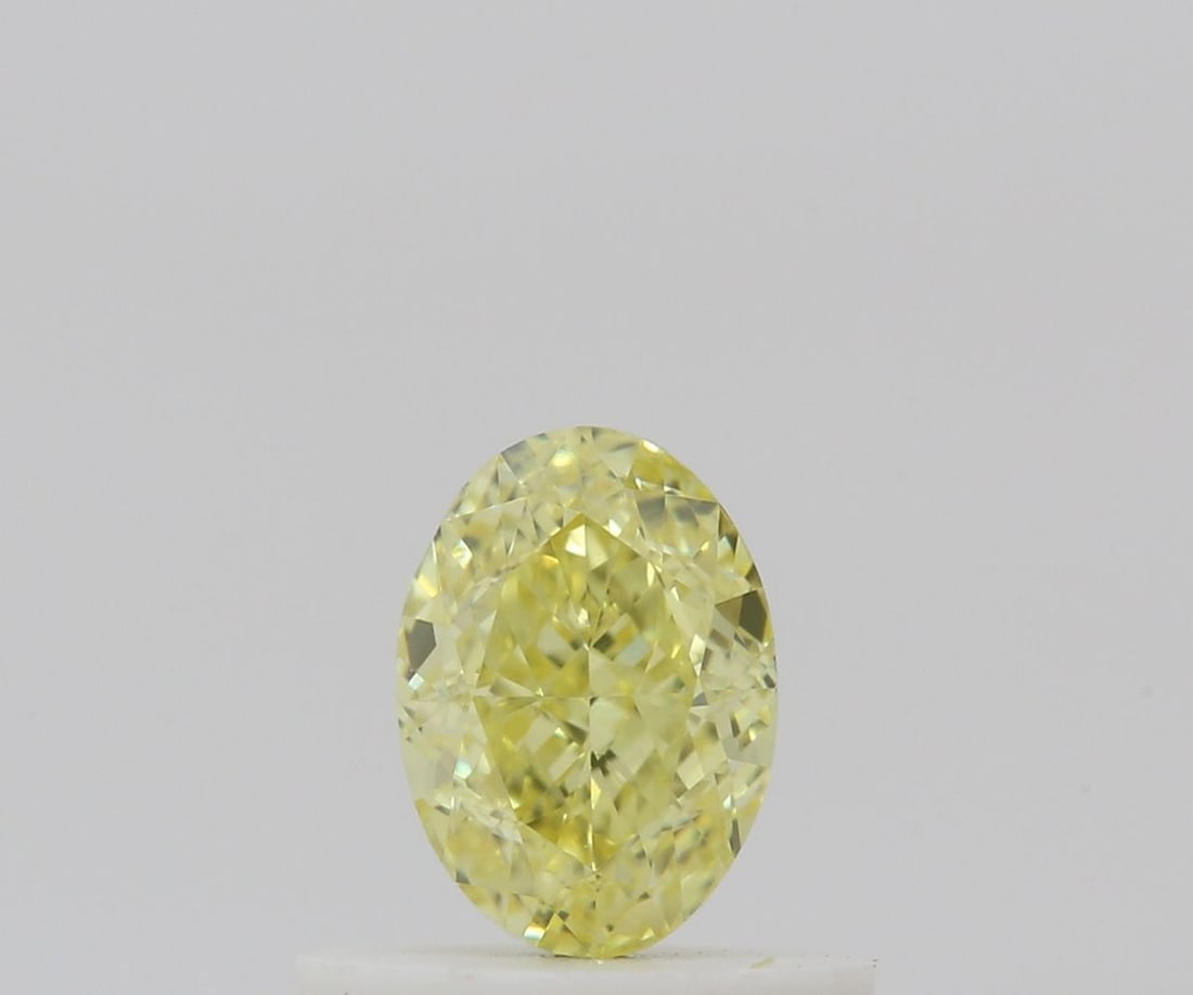 Loose Diamond - OVAL 0.51ct Fancy Intense Yellow VVS1: Loose Diamond - OVAL 0.51ct Fancy Intense Yellow VVS1 Source: Natural Shape: OVAL Carats: 0.51 Color: Fancy Intense Yellow Certification: GIA Video: