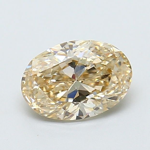 Loose Diamond - OVAL 1.0ct Fancy Light Brown SI2: Loose Diamond - OVAL 1.0ct Fancy Light Brown SI2 Source: Natural Shape: OVAL Carats: 1.0 Color: Fancy Light Brown Certification: NONE Video: