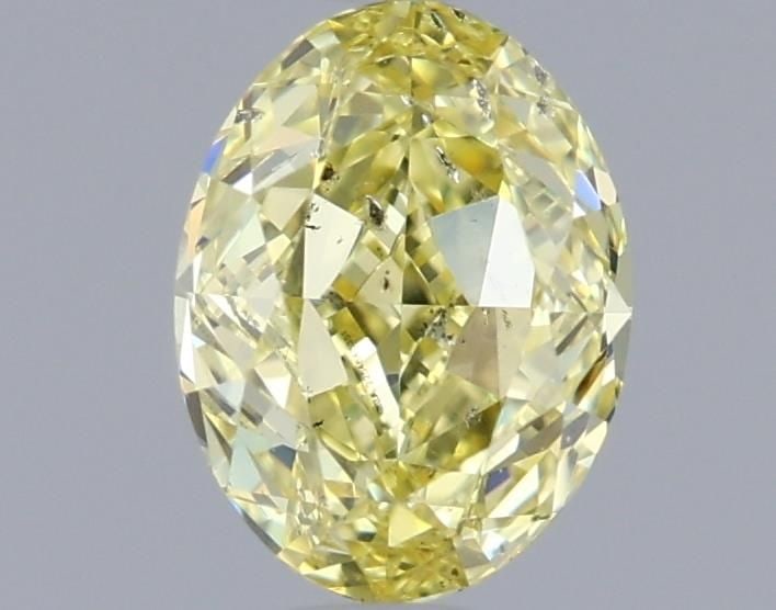 Loose Diamond - OVAL 0.53ct Fancy Intense Yellow SI2: Loose Diamond - OVAL 0.53ct Fancy Intense Yellow SI2 Source: Natural Shape: OVAL Carats: 0.53 Color: Fancy Intense Yellow Certification: GIA Video: