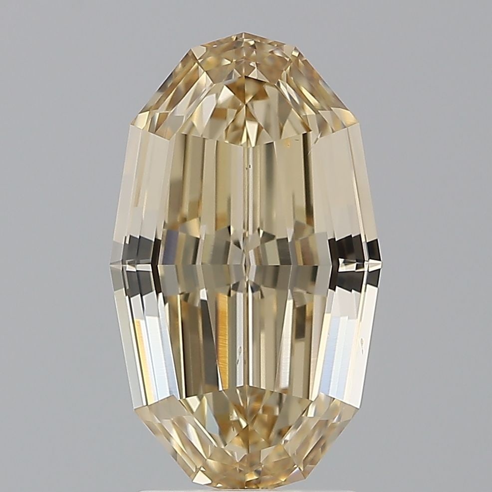 Loose Diamond - OVAL 3.07ct Fancy Light Yellowish Brown VS2 (1 of 1)