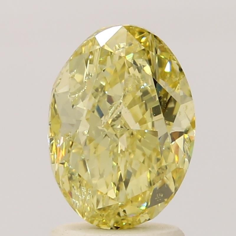 Loose Diamond - OVAL 2.01ct Fancy Yellow SI2: Loose Diamond - OVAL 2.01ct Fancy Yellow SI2 Source: Natural Shape: OVAL Carats: 2.01 Color: Fancy Yellow Certification: GIA Video:
