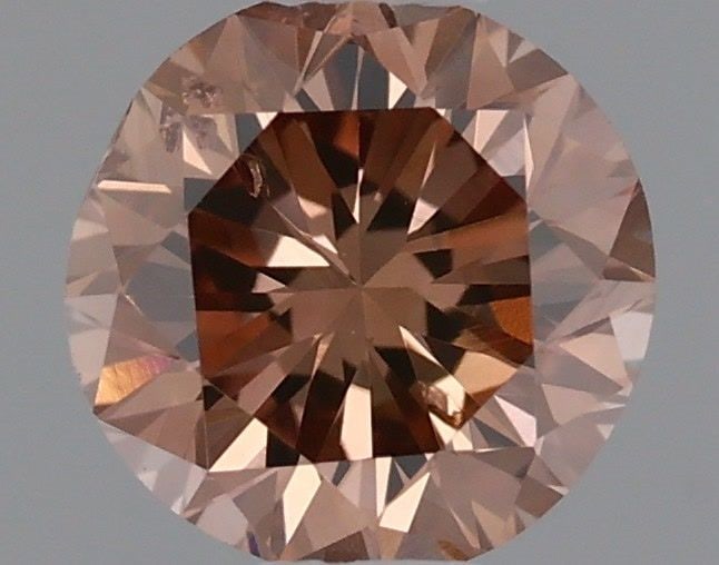 Loose Diamond - ROUND 0.35ct Fancy Brown Orange: Loose Diamond - ROUND 0.35ct Fancy Brown Orange Source: Natural Shape: ROUND Carats: 0.35 Color: Fancy Brown Orange Certification: GIA Video: