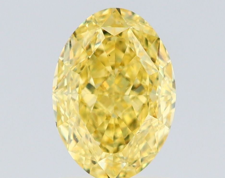 Loose Diamond - OVAL 2.02ct Fancy Intense Yellow VS2: Loose Diamond - OVAL 2.02ct Fancy Intense Yellow VS2 Source: Natural Shape: OVAL Carats: 2.02 Color: Fancy Intense Yellow Certification: GIA Video: