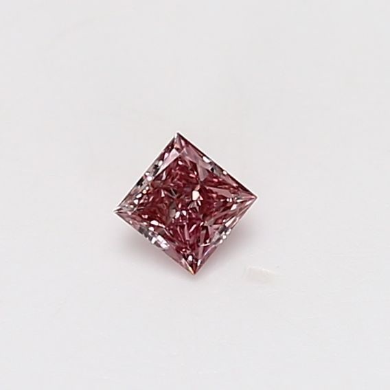 Loose Diamond - PRINCESS 0.13ct Fancy Intense Pink (1 of 1)