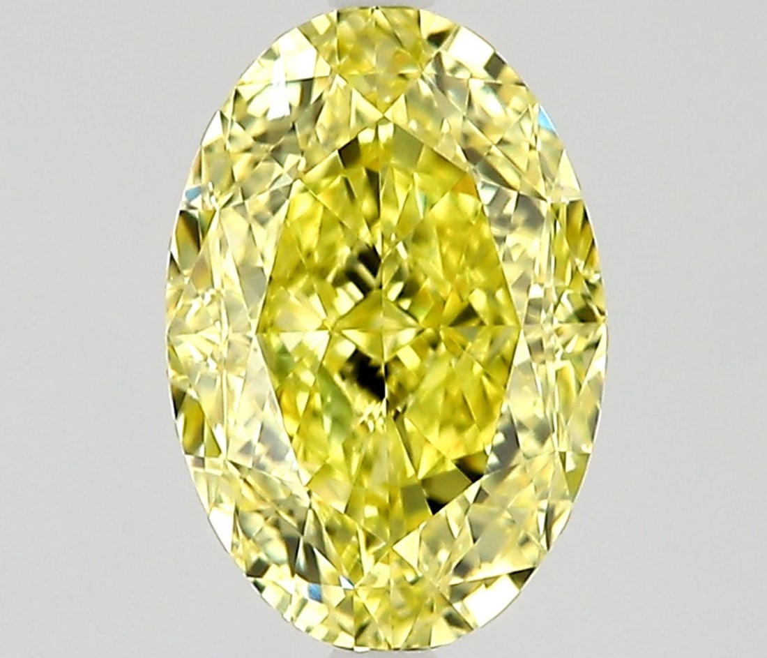 Loose Diamond - OVAL 1.01ct Fancy Intense Yellow VVS1: Loose Diamond - OVAL 1.01ct Fancy Intense Yellow VVS1 Source: Natural Shape: OVAL Carats: 1.01 Color: Fancy Intense Yellow Certification: GIA Video: