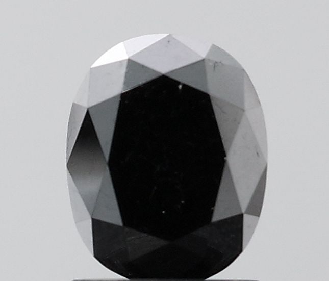 Loose Diamond - OVAL 1.5ct Fancy Black VVS2: Loose Diamond - OVAL 1.5ct Fancy Black VVS2 Source: Natural Shape: OVAL Carats: 1.5 Color: Fancy Black Certification: NONE Video: