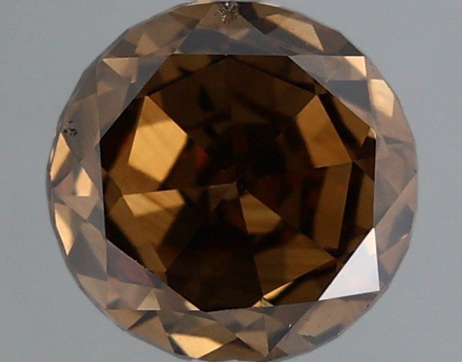 Loose Diamond - ROUND 0.79ct Fancy Dark Yellowish Brown: Loose Diamond - ROUND 0.79ct Fancy Dark Yellowish Brown Source: Natural Shape: ROUND Carats: 0.79 Color: Fancy Dark Yellowish Brown Certification: GIA Video: