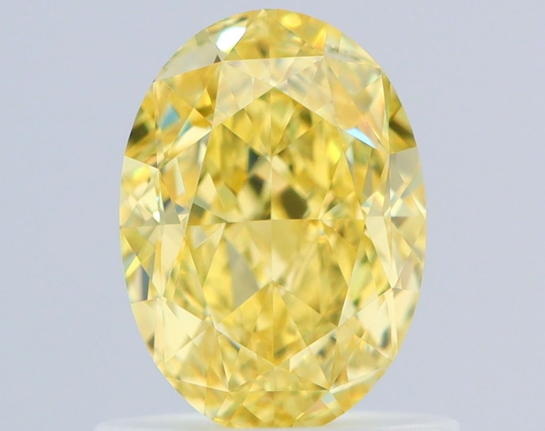 Loose Diamond - OVAL 1.0ct Fancy Intense Yellow VVS1: Loose Diamond - OVAL 1.0ct Fancy Intense Yellow VVS1 Source: Natural Shape: OVAL Carats: 1.0 Color: Fancy Intense Yellow Certification: GIA Video: