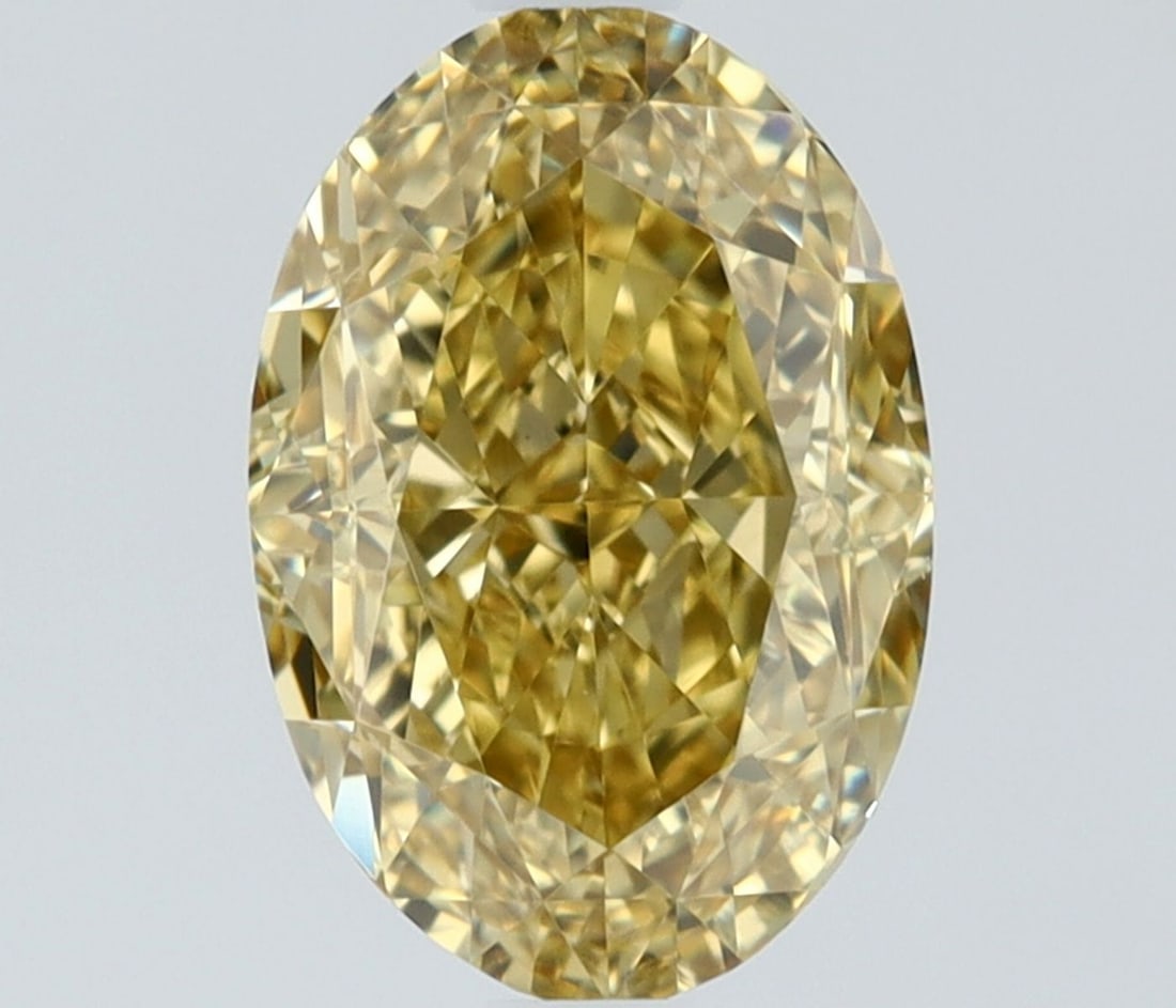 Loose Diamond - OVAL 1.07ct Fancy Brownish Yellow VVS2: Loose Diamond - OVAL 1.07ct Fancy Brownish Yellow VVS2 Source: Natural Shape: OVAL Carats: 1.07 Color: Fancy Brownish Yellow Certification: GIA Video: