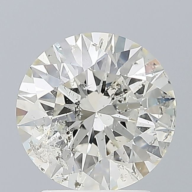 Loose Diamond - ROUND 2.04ct K I1: Loose Diamond - ROUND 2.04ct K I1 Source: Natural Shape: ROUND Carats: 2.04 Color: K Clarity: I1 Certification: NONE Video:
