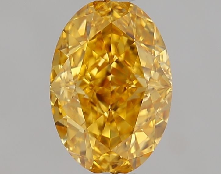Loose Diamond - OVAL 0.7ct Fancy Intense Orange Yellow VS2: Loose Diamond - OVAL 0.7ct Fancy Intense Orange Yellow VS2 Source: Natural Shape: OVAL Carats: 0.7 Color: Fancy Intense Orange Yellow Certification: GIA Video:
