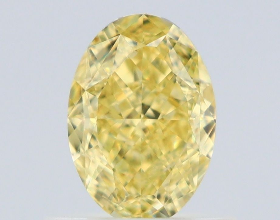 Loose Diamond - OVAL 0.74ct Fancy Intense Yellow VVS1: Loose Diamond - OVAL 0.74ct Fancy Intense Yellow VVS1 Source: Natural Shape: OVAL Carats: 0.74 Color: Fancy Intense Yellow Certification: GIA Video: